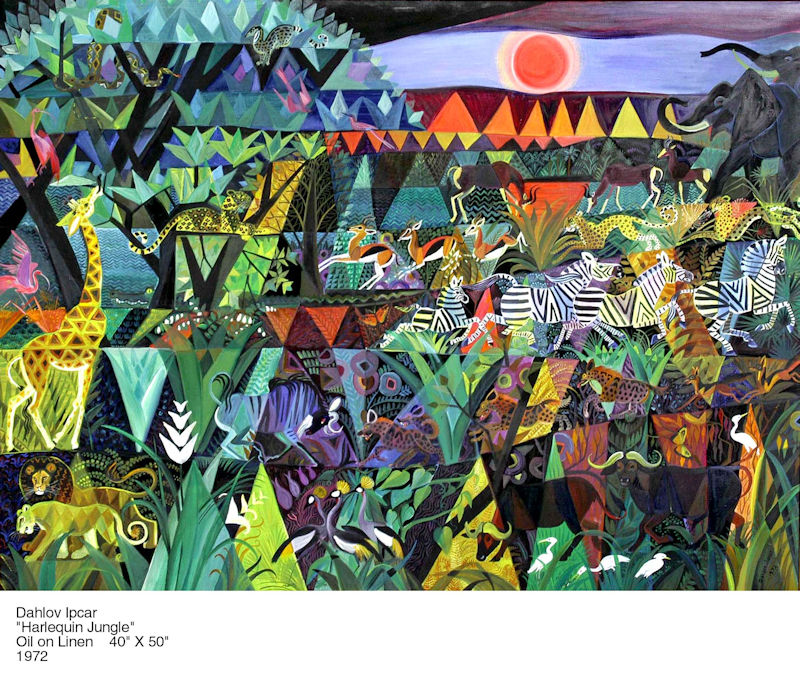 Harlequin Jungle by Dahlov Ipcar (c)1972