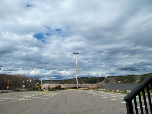 view of osprey nest