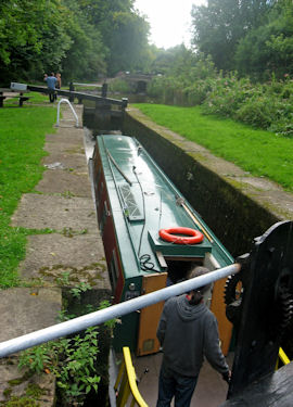 boat higher in lock