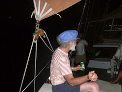 Charlie sang a couple of shanties after dinner